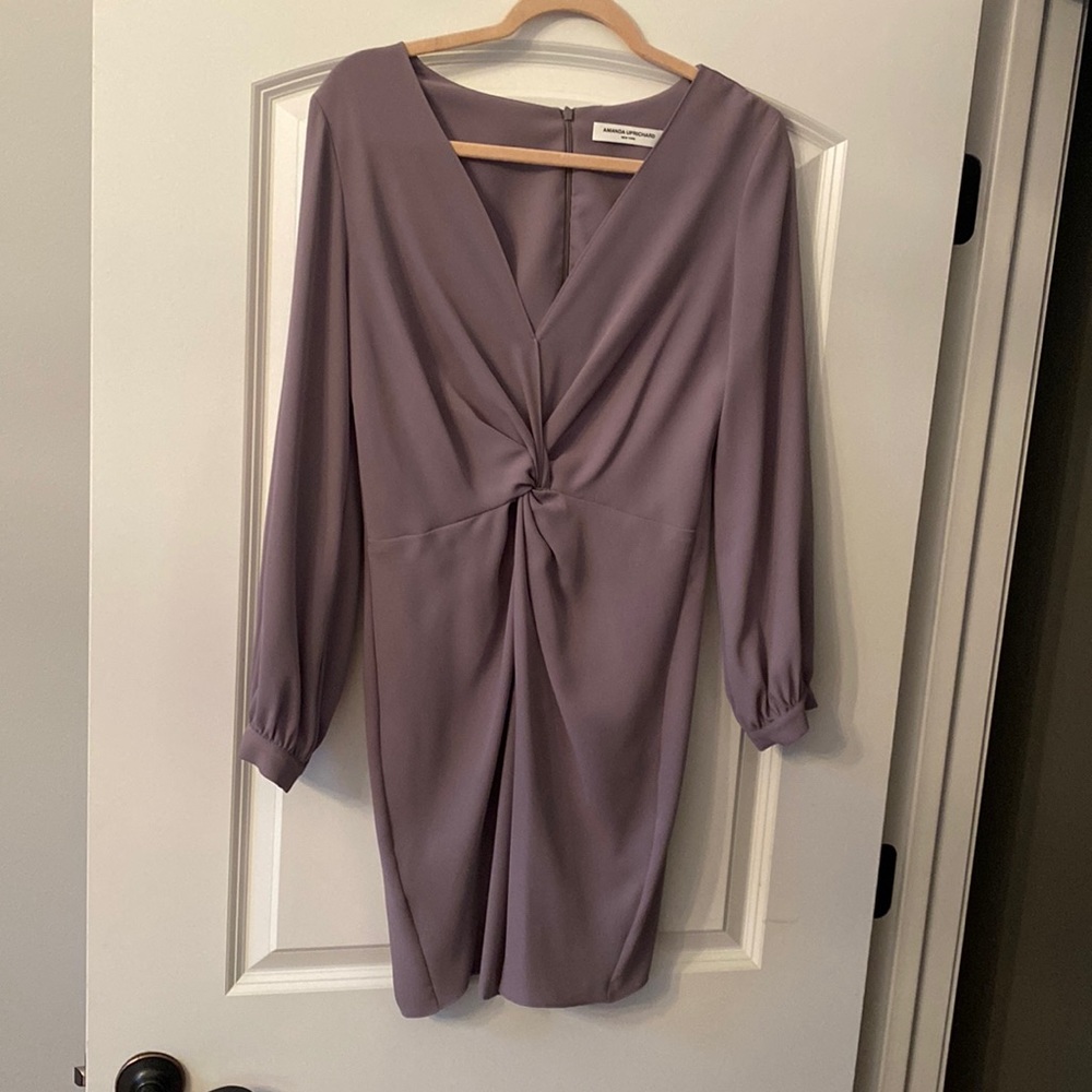 Amanda Uprichard NewYork size small gray dress.